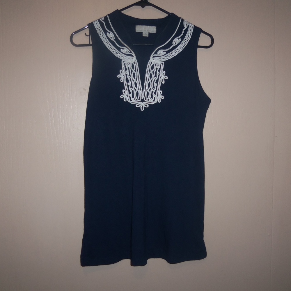 Carolyn Taylor Navy Blue Dress Size M